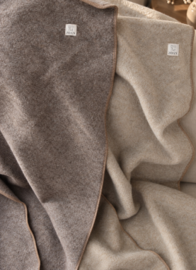 Kocyk z wełny merino Polar 75x100 cm – 100% wełna merino, 300 GSM