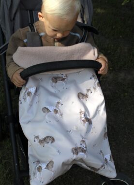 Pół śpiworek do wózka, fotelika i gondoli z wełny Merino 370 gsm – ciepło i komfort od pierwszych dni życia