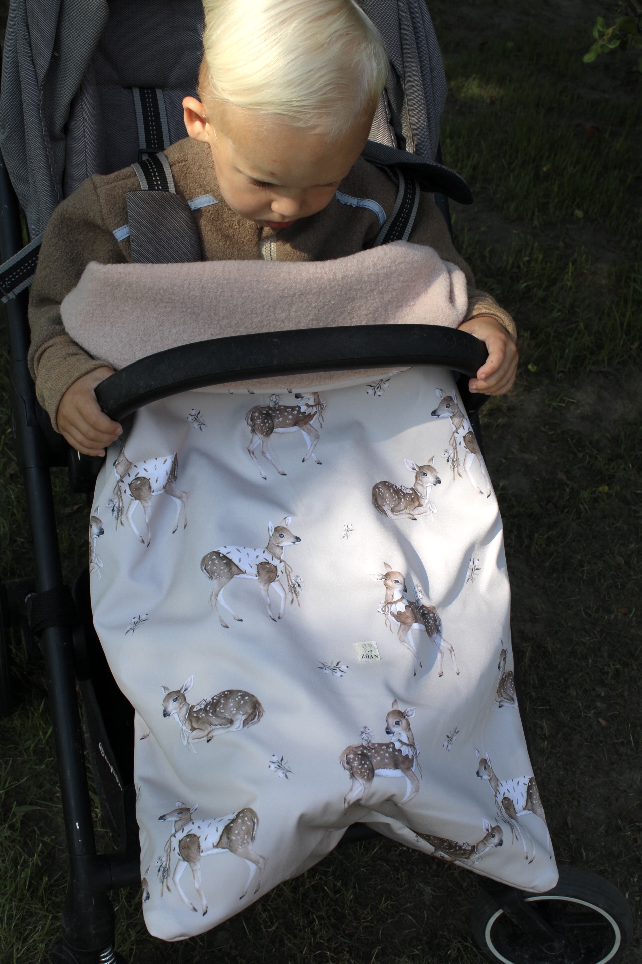 Pół śpiworek do wózka, fotelika i gondoli z wełny Merino 370 gsm – ciepło i komfort od pierwszych dni życia