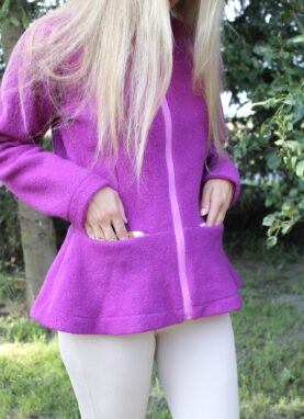 Kurtka damska Merino z wełny parzonej 370 gsm – ciepła, oddychająca i ponadczasowa