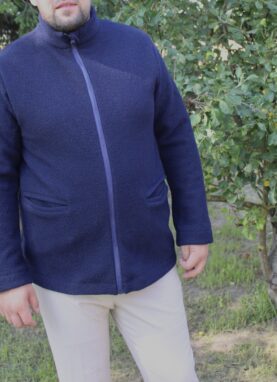 Kurtka męska Merino z wełny parzonej 370 gsm – ciepła, oddychająca i trwała
